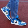Nike Air Jordan 1 Mid Signal Blue 2