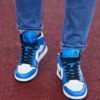 Nike Air Jordan 1 Mid Signal Blue 4