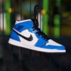 Nike Air Jordan 1 Mid Signal Blue 6