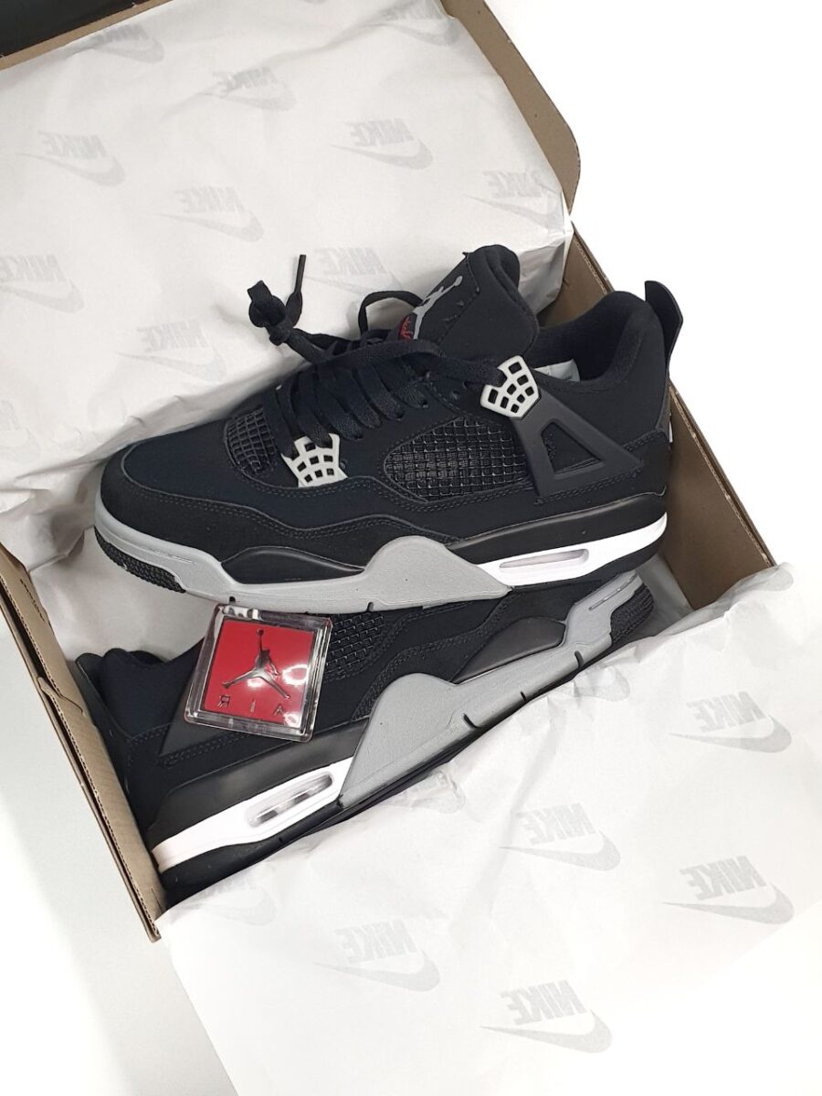 Nike Air Jordan 4 Retro SE Black Canvas 4