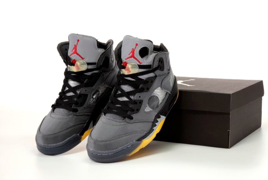 Nike Air Jordan 5 X Off-White Retro SP Muslin 1