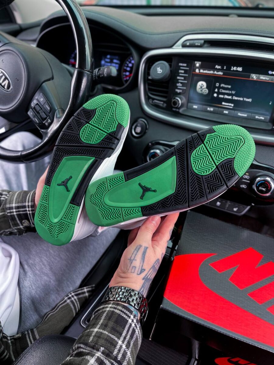 nike air jordan 4 lucid green 5