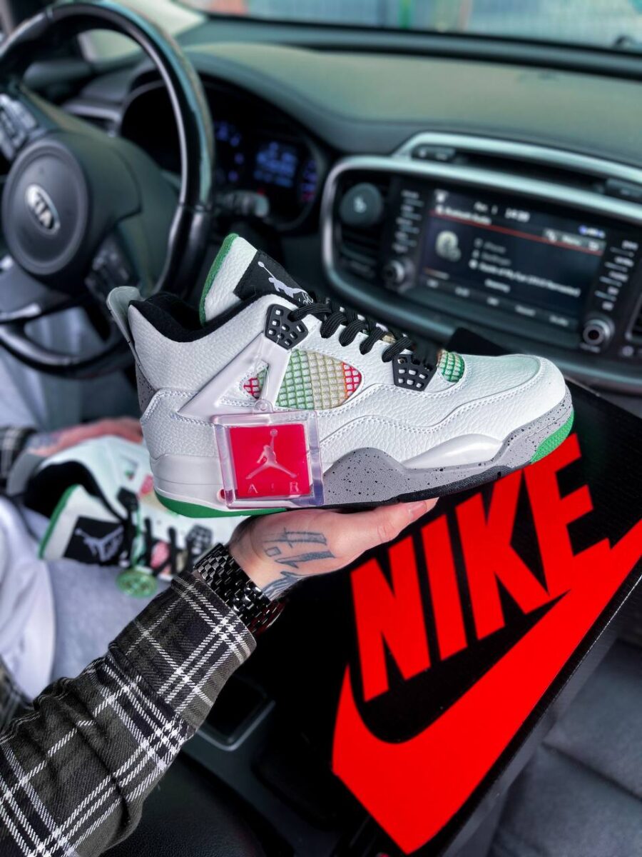 nike air jordan 4 lucid green 6