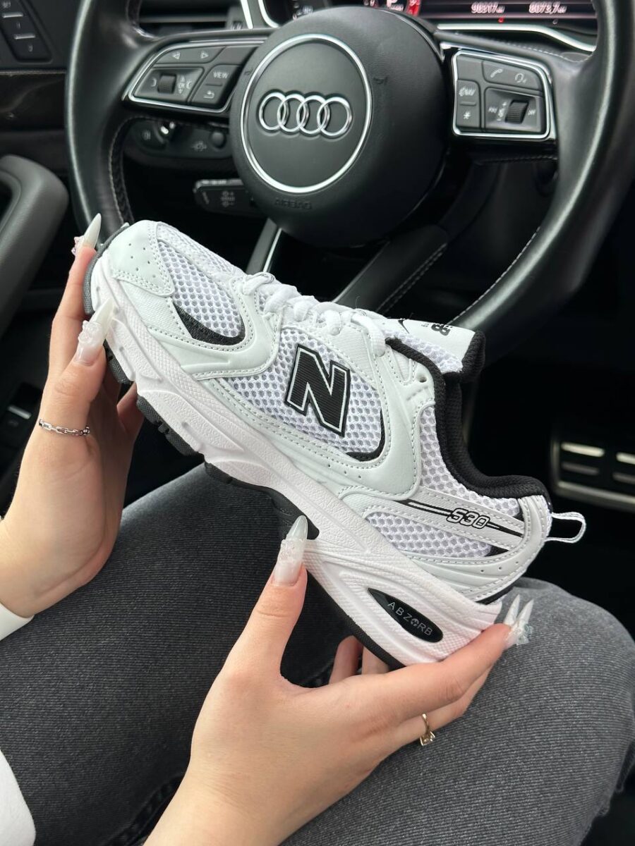 New Balance 530 White Black 1