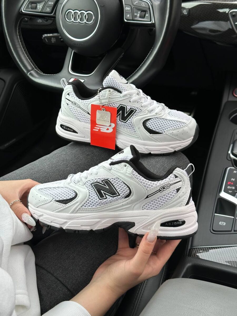 New Balance 530 White Black 4