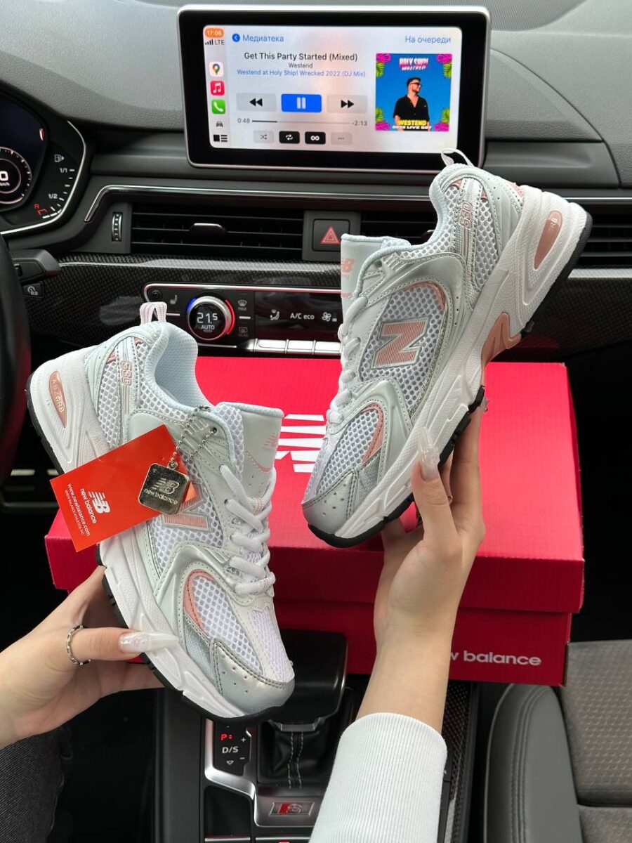 New Balance 530 White Light Pink 6