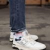 New Balance 550 Cream Black 1
