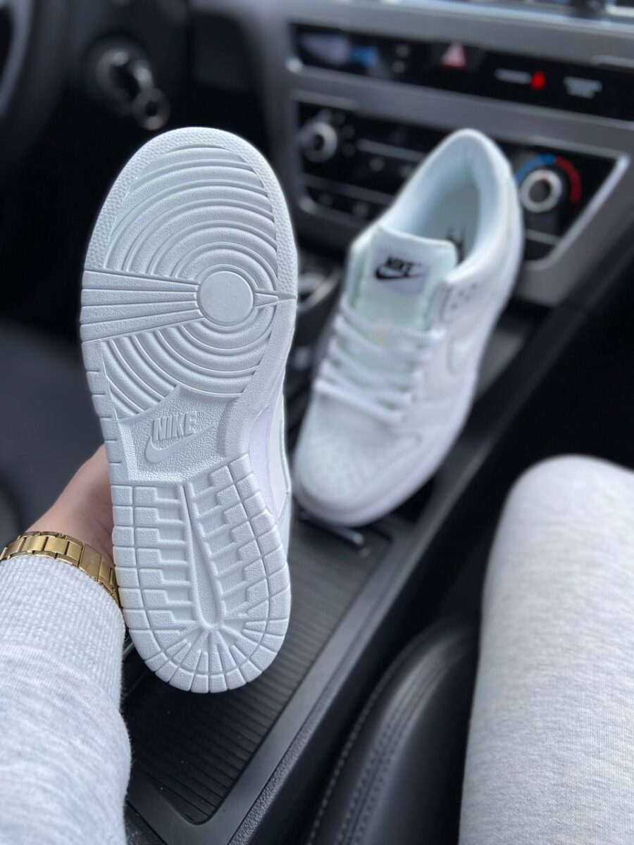 Nike Dunk Low Triple White 4