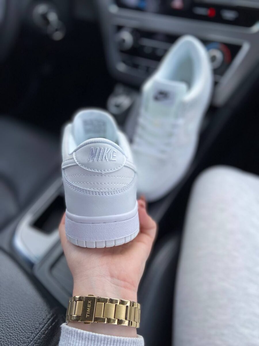 Nike Dunk Low Triple White 5
