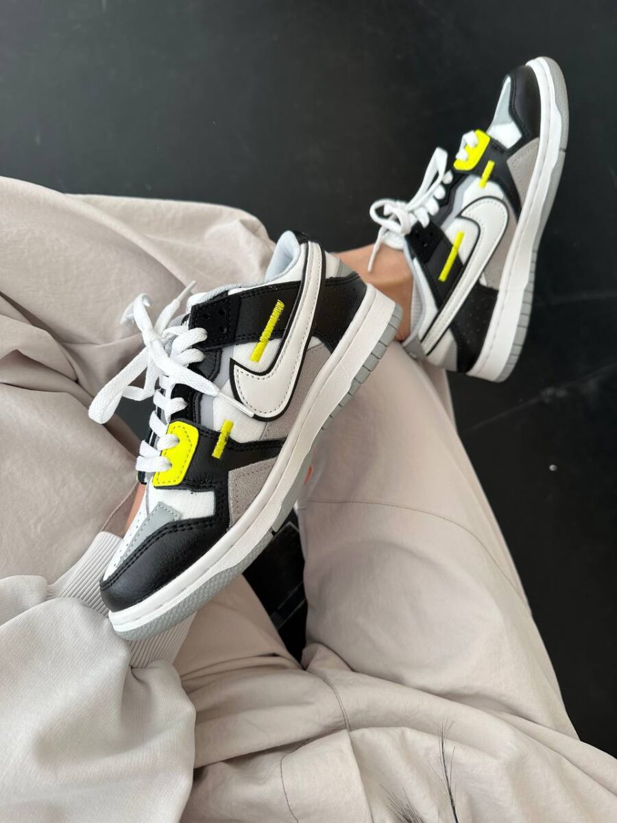 Nike Dunk Scrap Wolf Grey Light Lemon Twist 2