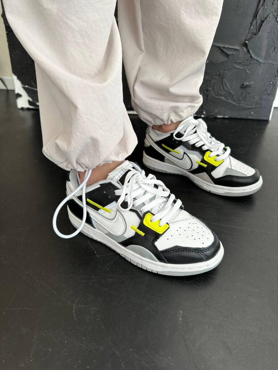 Nike Dunk Scrap Wolf Grey Light Lemon Twist 5