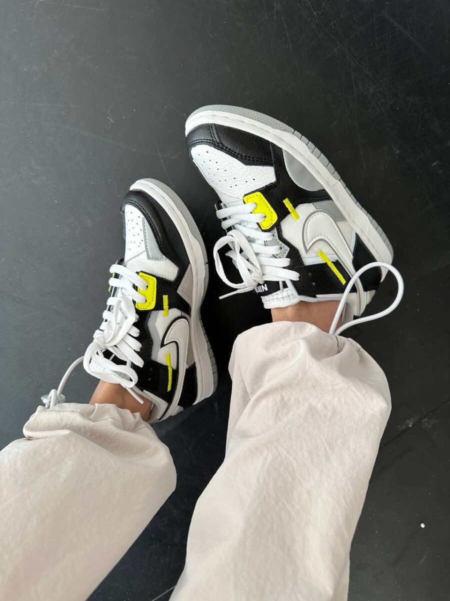 Nike Dunk Scrap Wolf Grey Light Lemon Twist 6