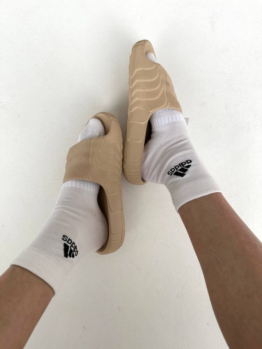ADIDAS ADILETTE 22 SLIDES BEIGE 3
