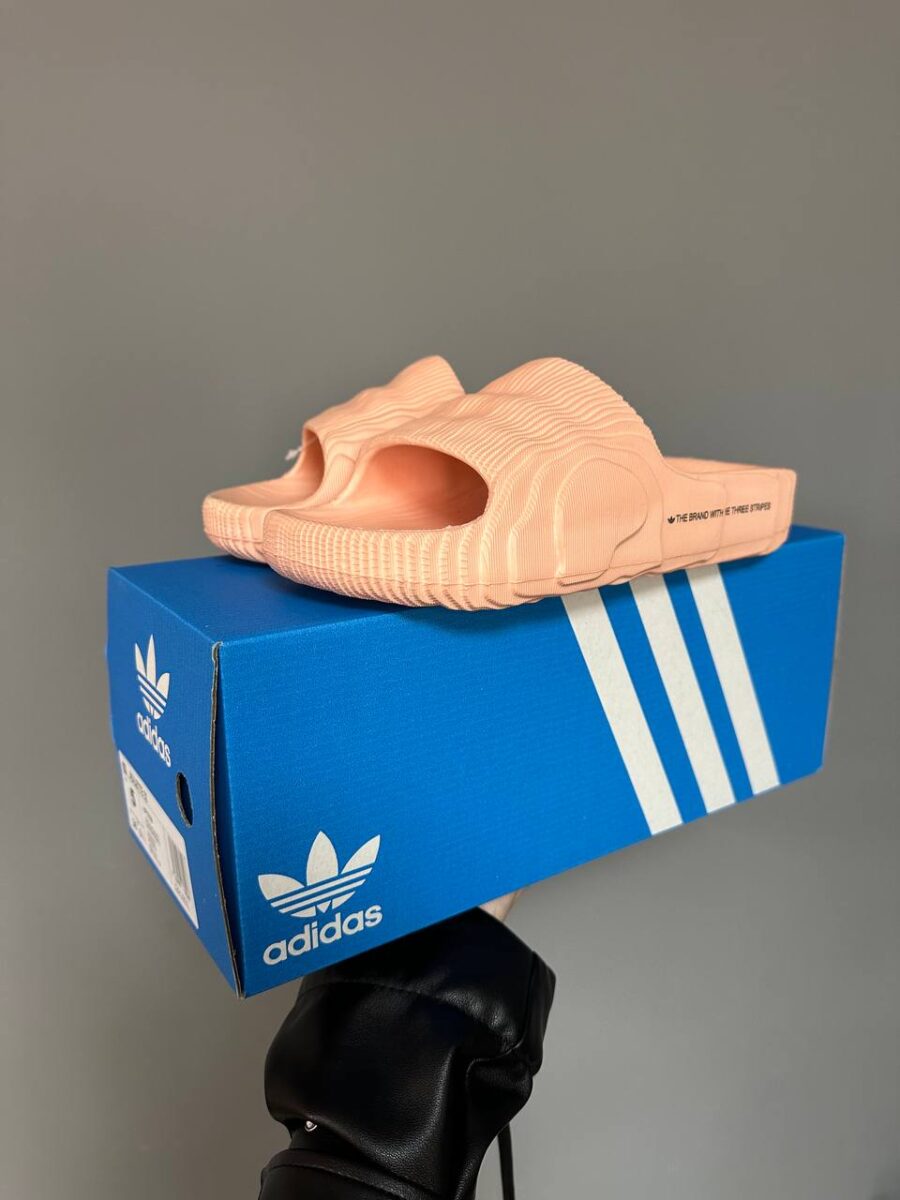 ADIDAS ADILETTE 22 SLIDES PEACH 1