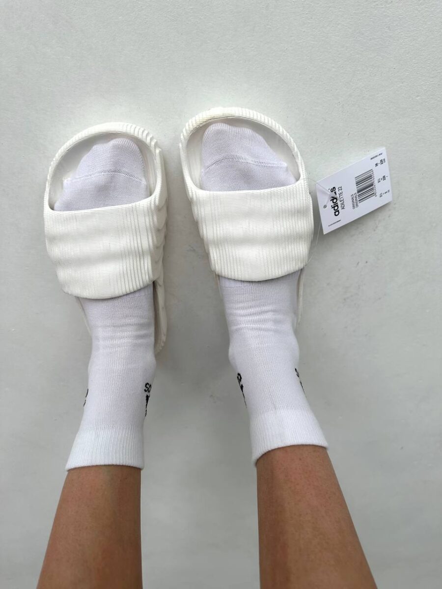 ADIDAS ADILETTE 22 SLIDES WHITE 2