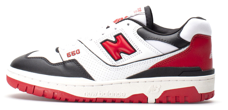 New Balance 550 White Red Black
