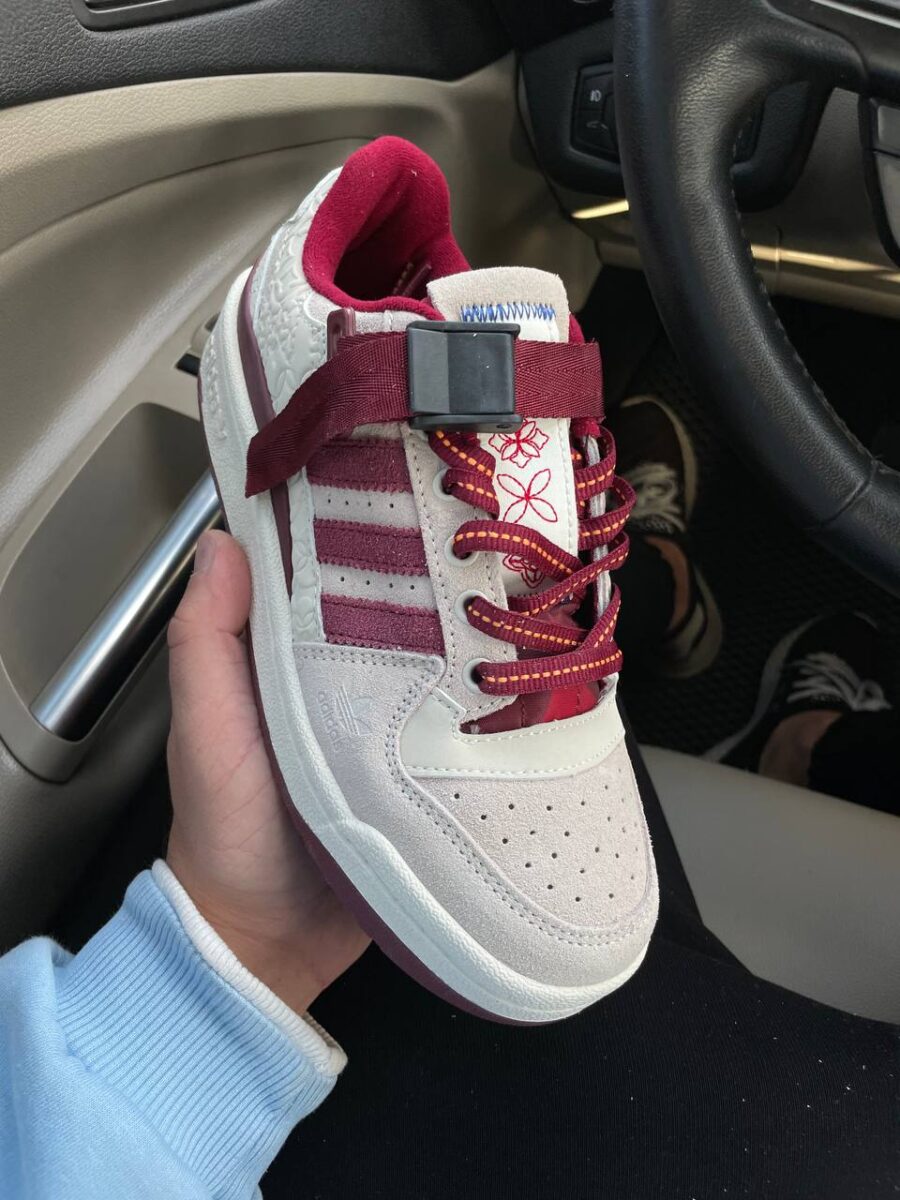 Adidas Forum Low Chalk Burgundy 2