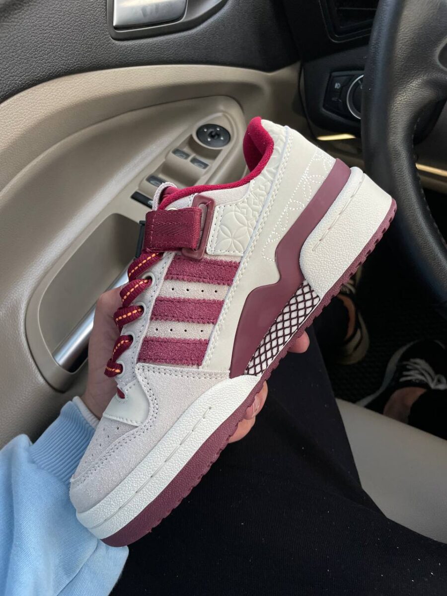 Adidas Forum Low Chalk Burgundy 3