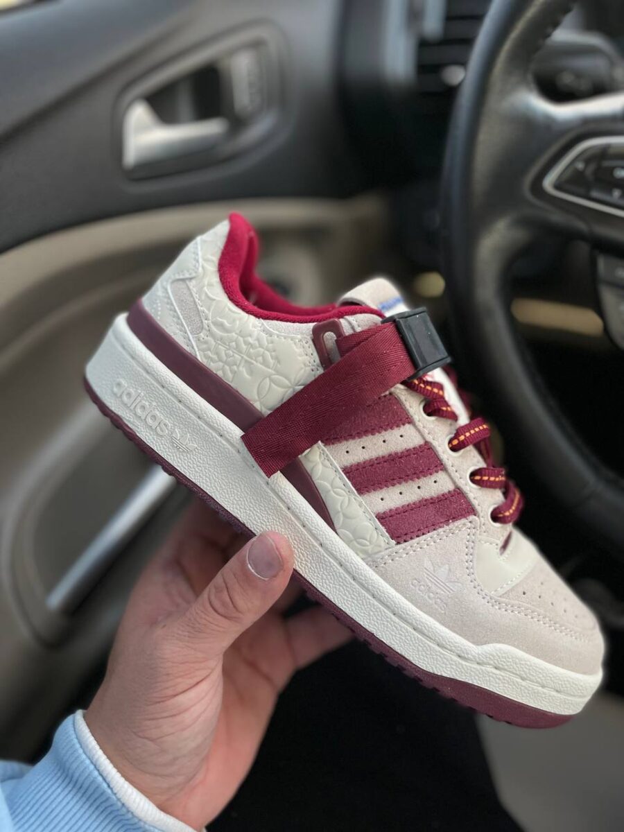 Adidas Forum Low Chalk Burgundy 6