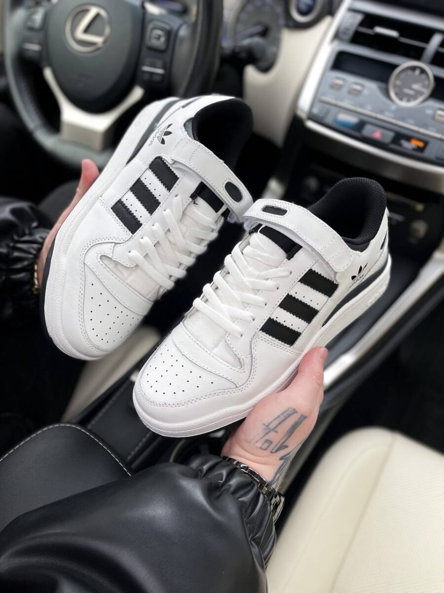 Adidas Forum Low White Black 2