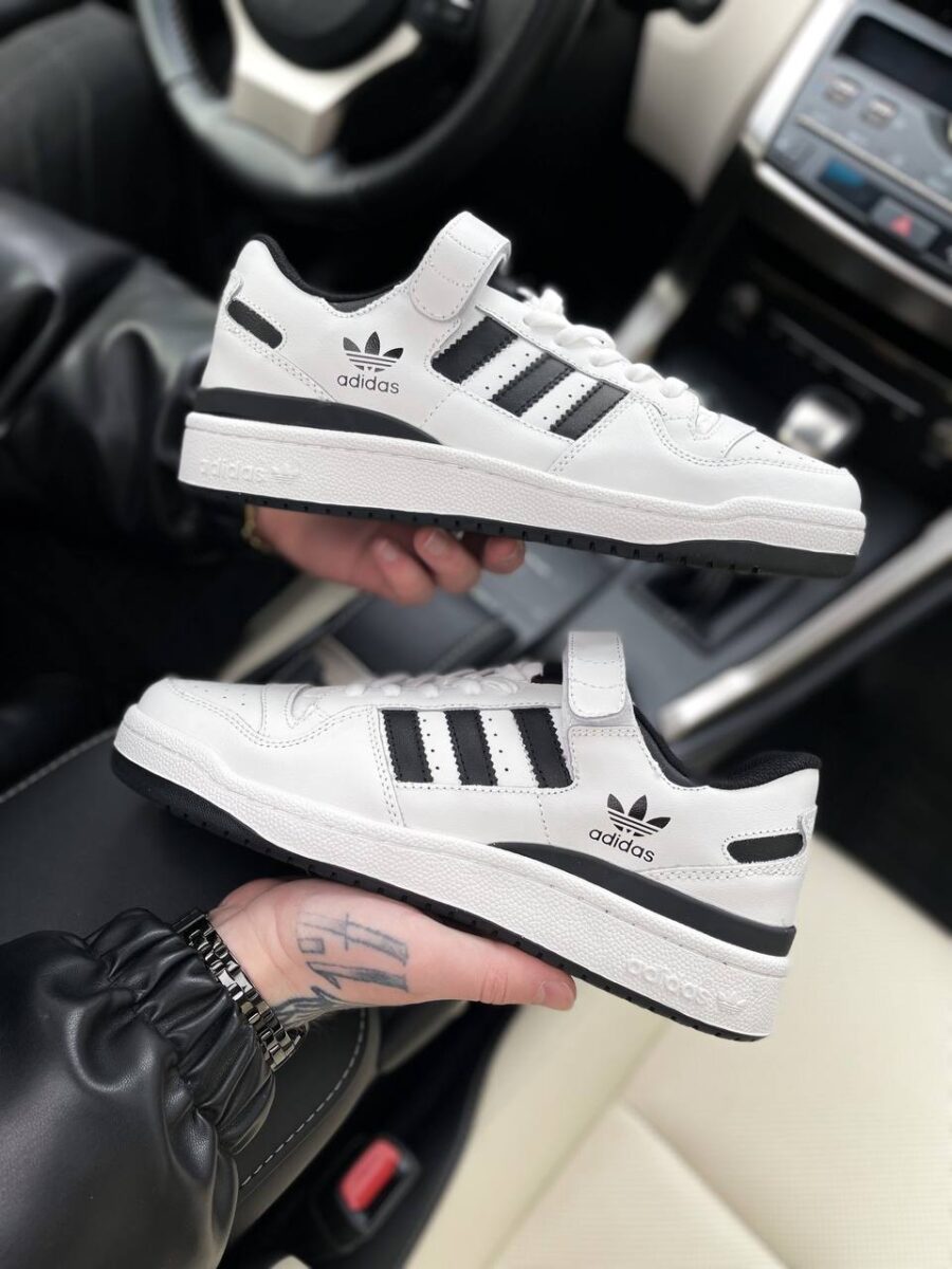 Adidas Forum Low White Black 3