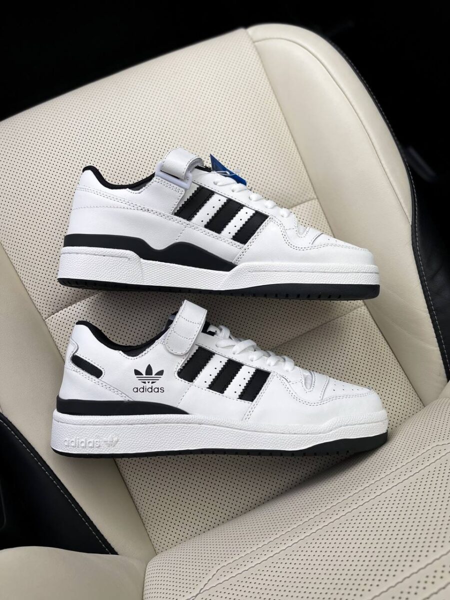 Adidas Forum Low White Black 6