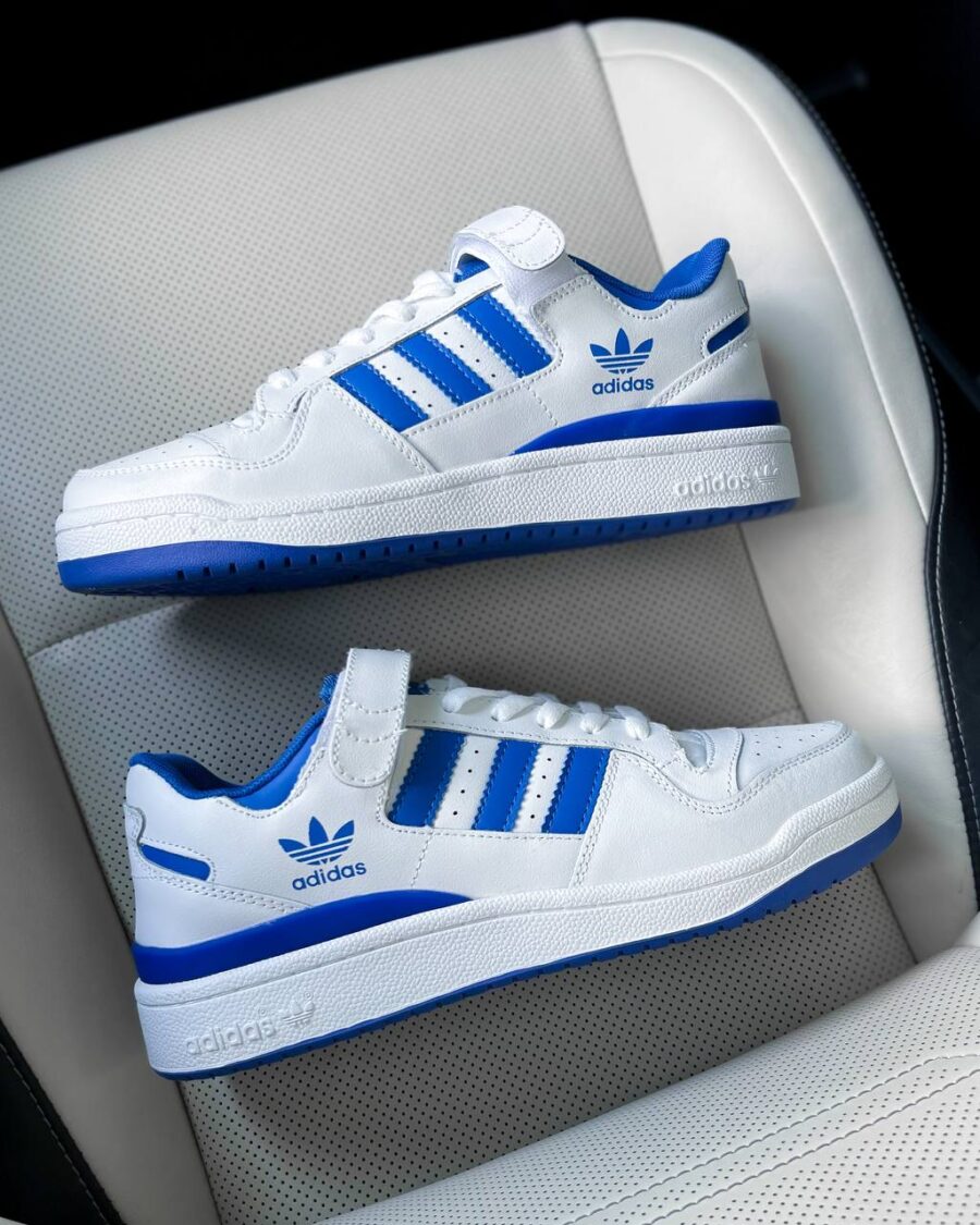 Adidas Forum White Blue 1