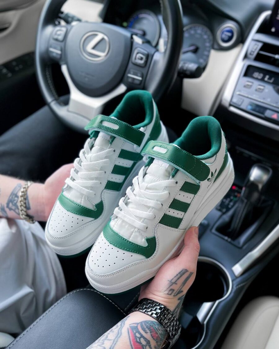 Adidas Forum White Green 2