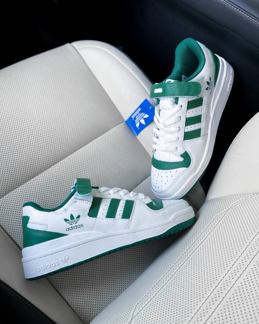 Adidas Forum White Green 4