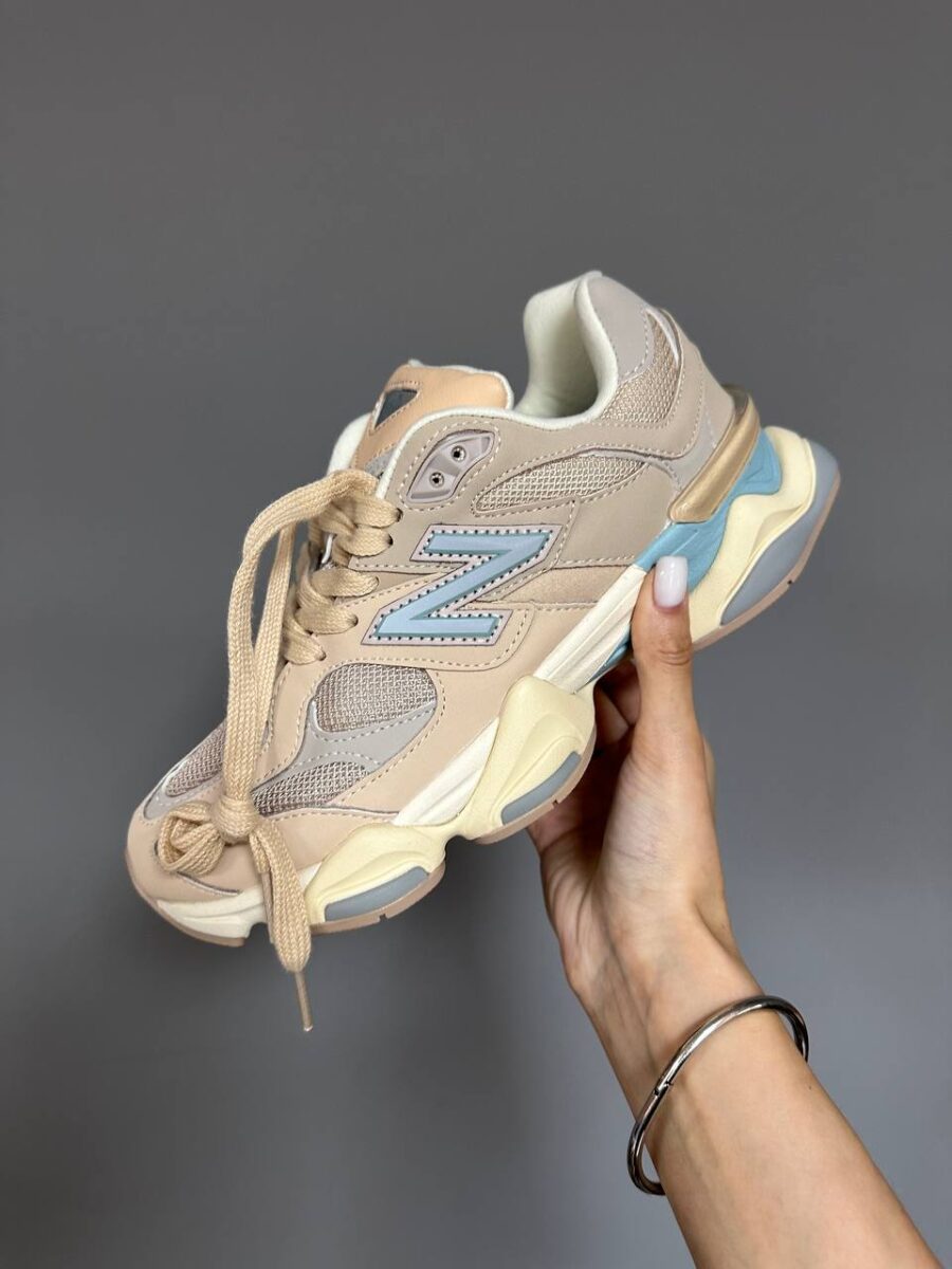 NEW BALANCE 9060 IVORY CREAM PINK SAND 1