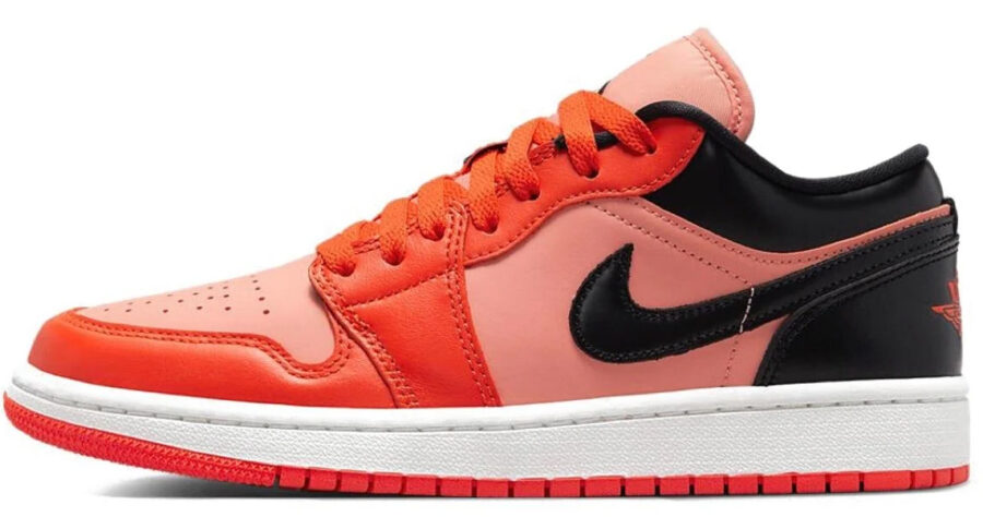 NIKE AIR JORDAN 1 LOW ORANGE BLACK 