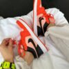 NIKE AIR JORDAN 1 LOW ORANGE BLACK 3