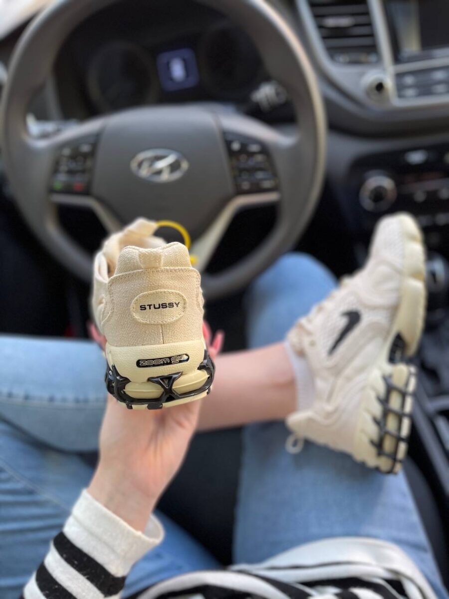 Nike Air Zoom x Stussy Spiridon Caged Fossil 6