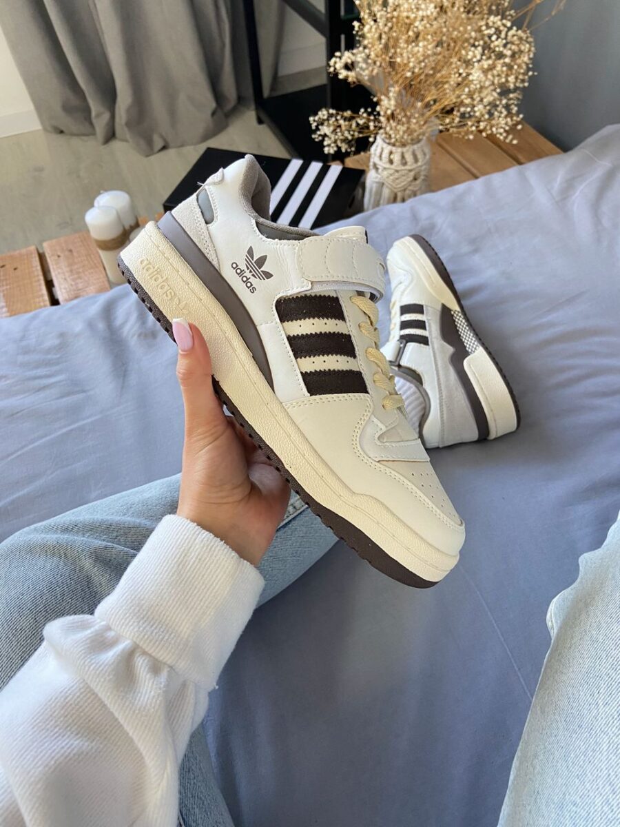 Кроссовки Adidas Forum 84 Low Off “White/Brown”