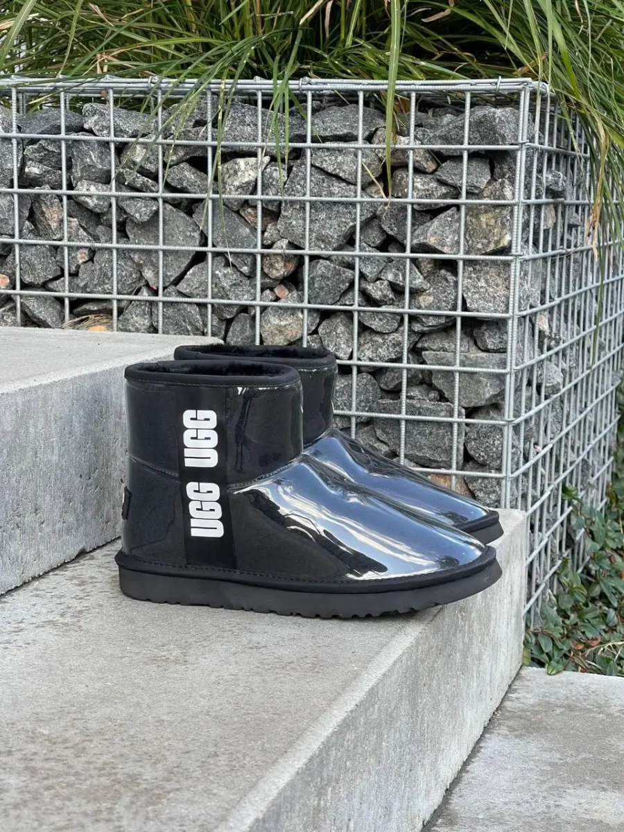 Ботинки Ugg Classic Clear Mini "Black"
