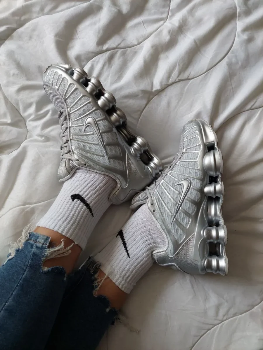 Nike Shox TL Silver