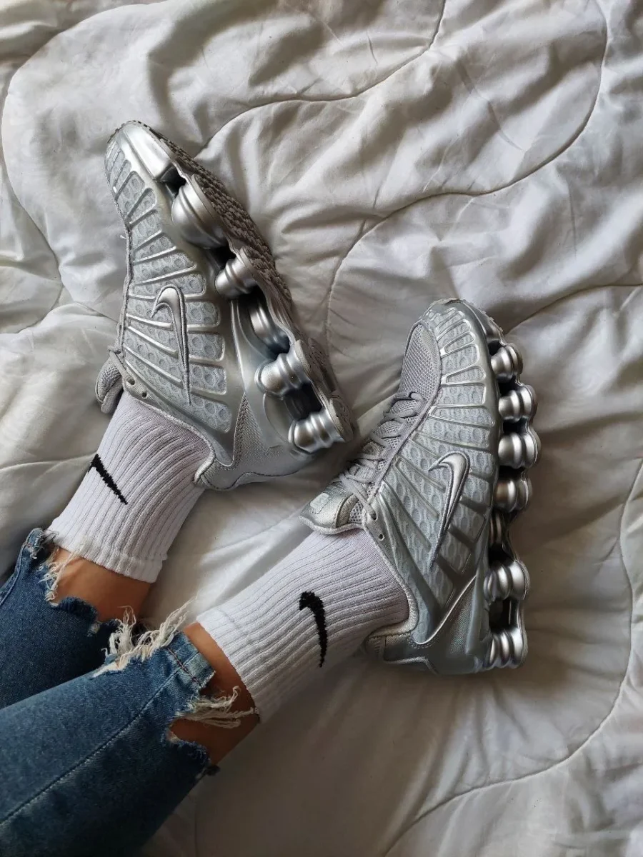 Nike Shox TL Silver