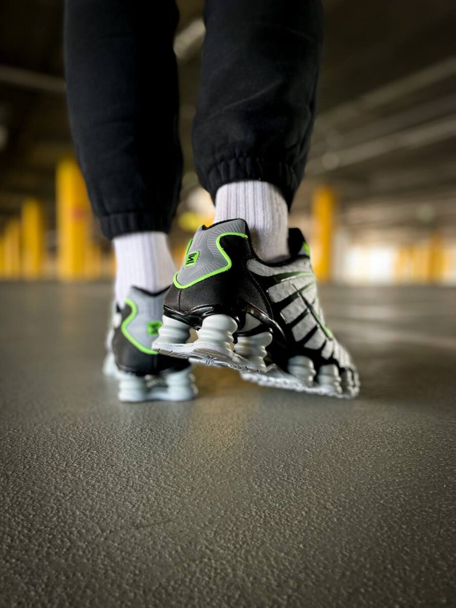 Nike Shox TL Wolf Grey Lime Blast