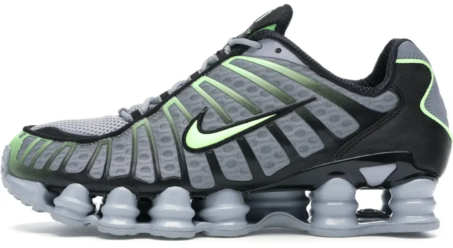 Nike Shox TL Wolf Grey Lime Blast