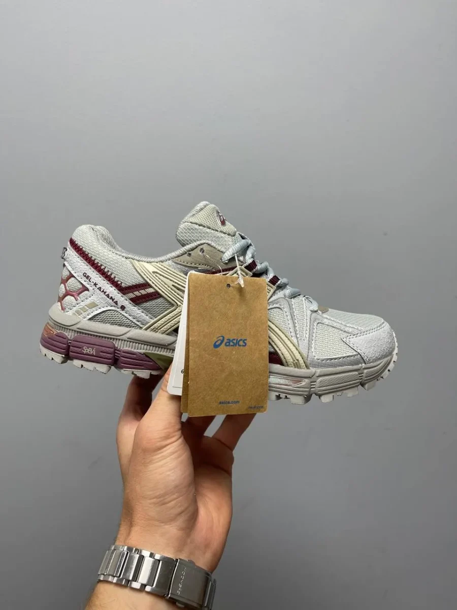 Asics Gel-Kahana 8 Grey Burgundy