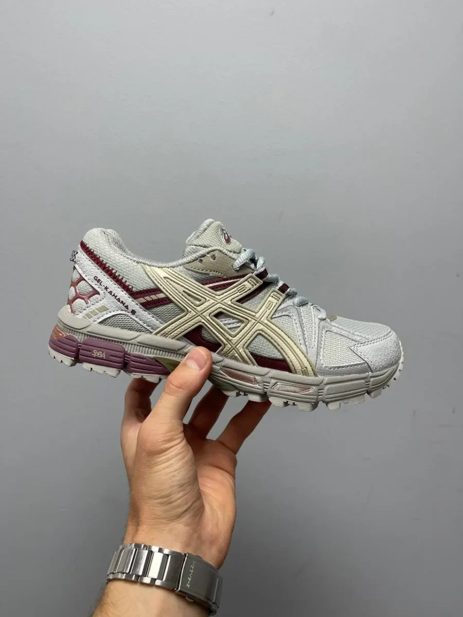 Asics Gel-Kahana 8 Grey Burgundy