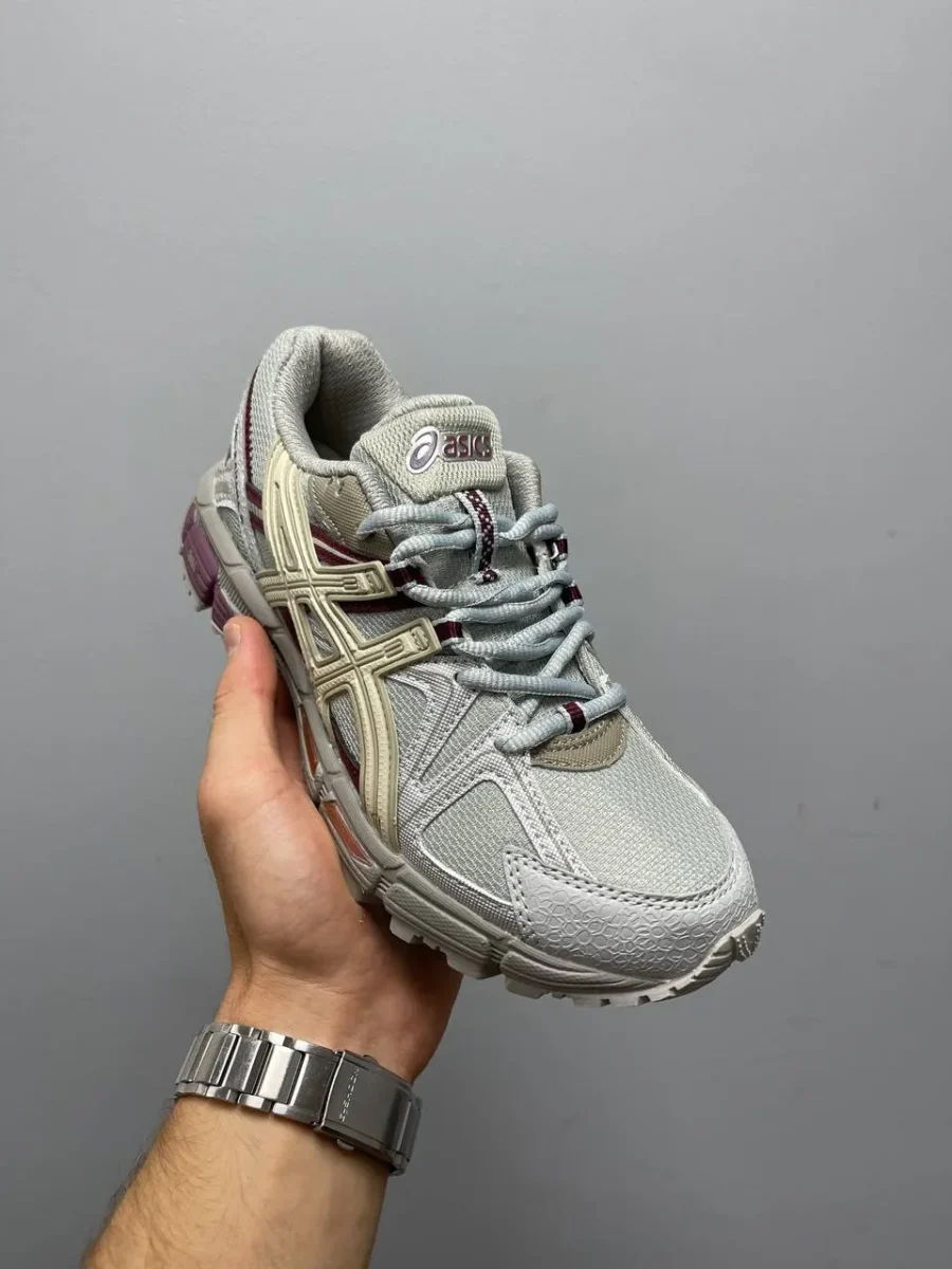 Asics Gel-Kahana 8 Grey Burgundy