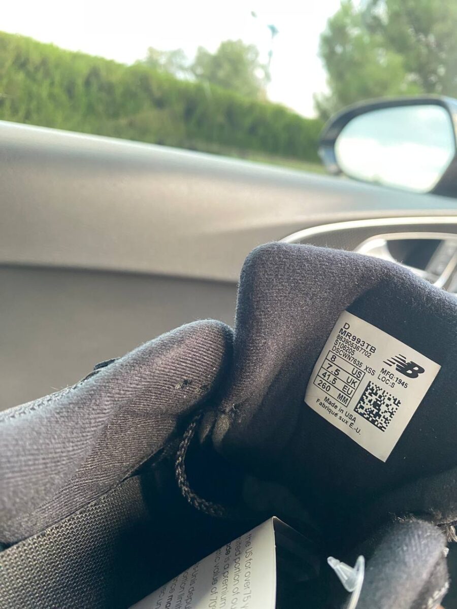 New Balance 993 Made in USA Black MR993TB