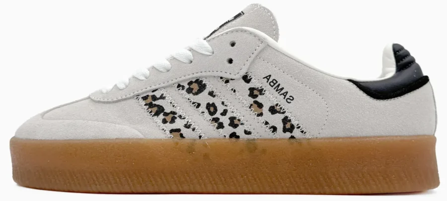 Adidas Wmns Sambae Cream White Leopard JI4226