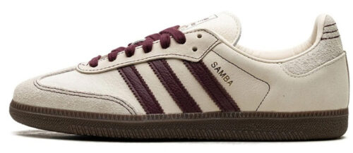 Adidas Samba OG Wonder White Maroon IG1987