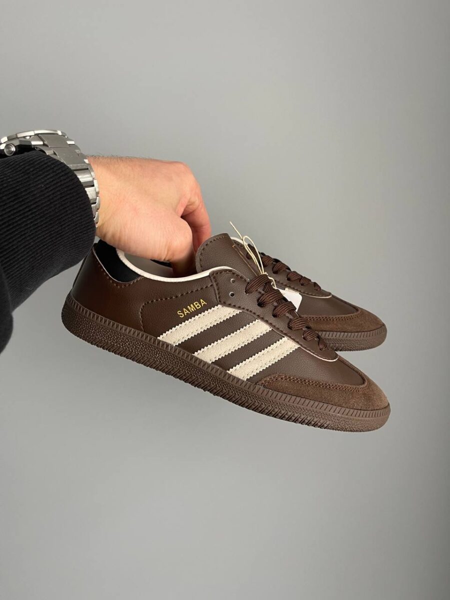 Adidas Originals Samba Og Dark Brown Beige JI0217