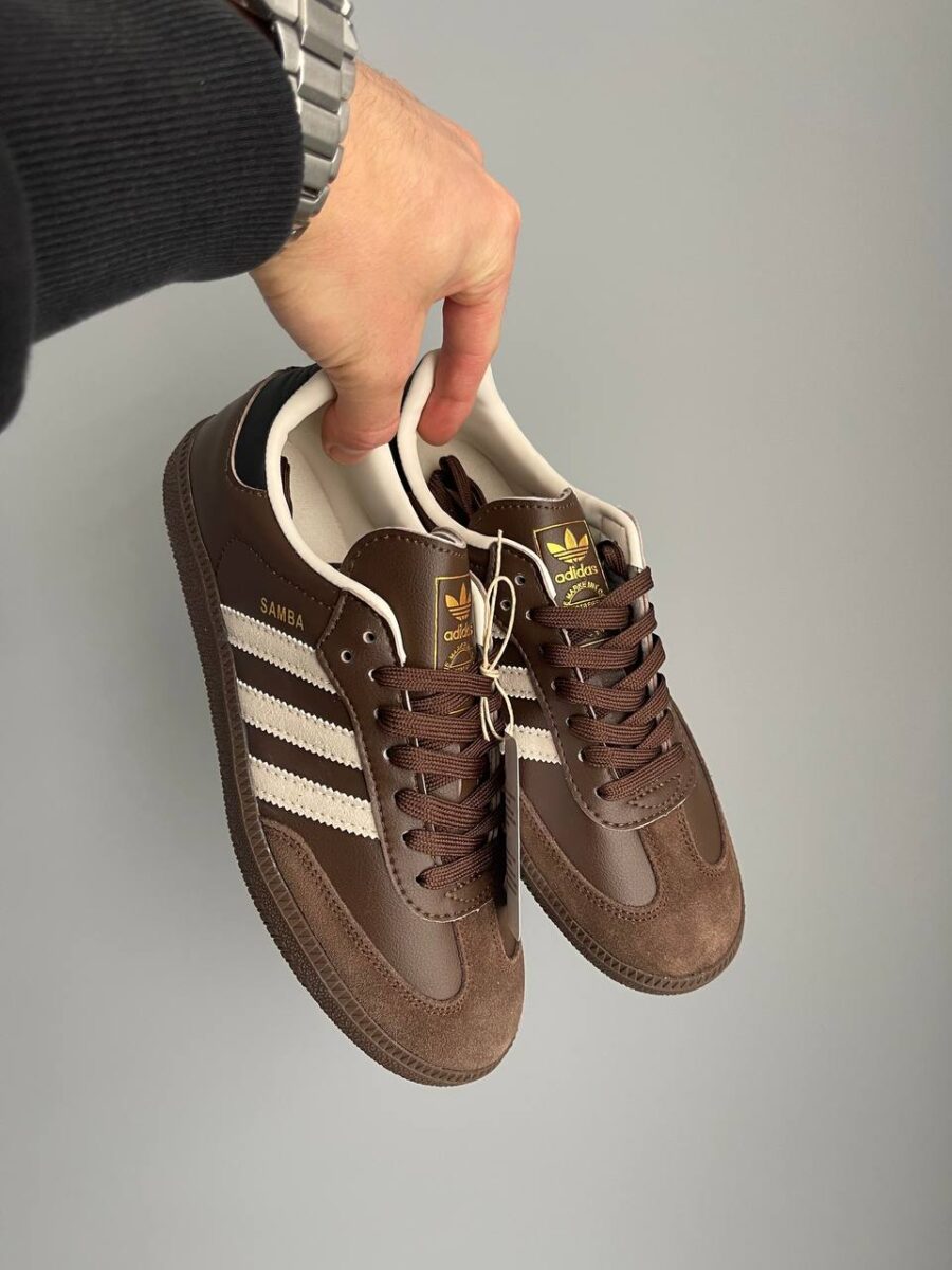 Adidas Originals Samba Og Dark Brown Beige JI0217