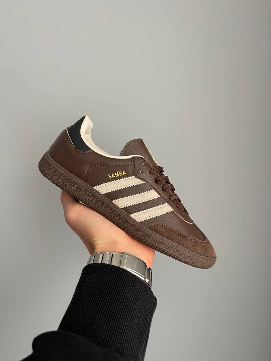 Adidas Originals Samba Og Dark Brown Beige JI0217