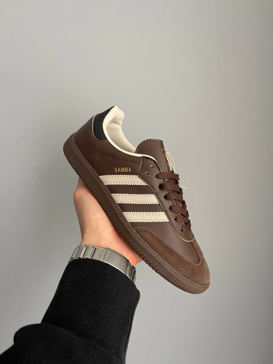 Adidas Originals Samba Og Dark Brown Beige JI0217