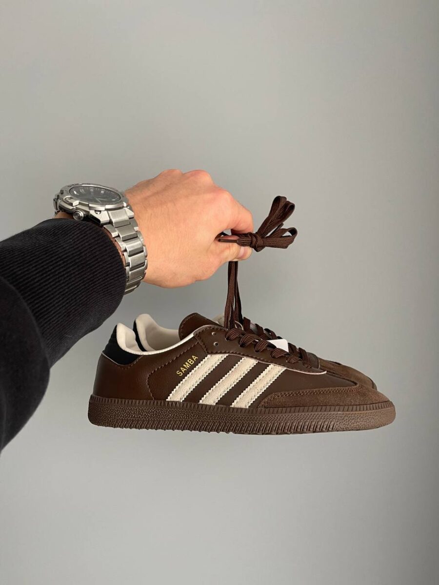 Adidas Originals Samba Og Dark Brown Beige JI0217
